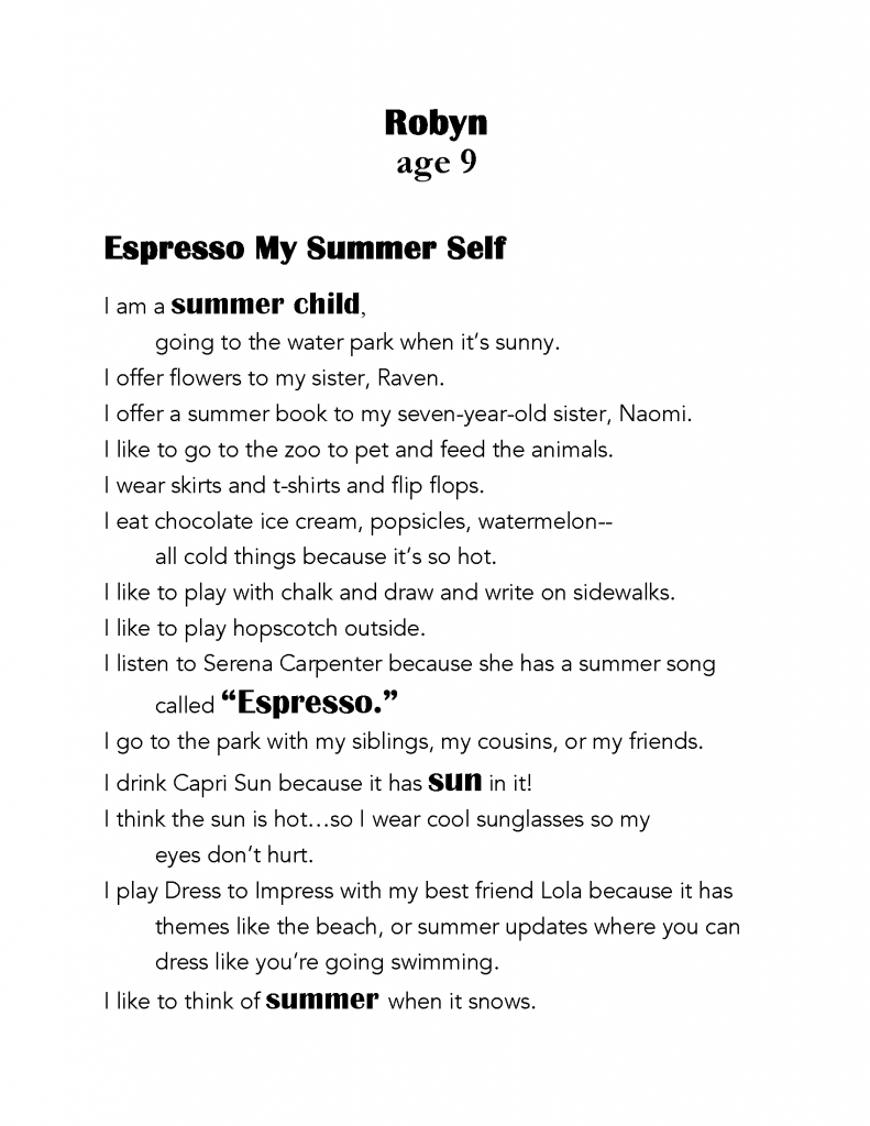 Espresso My Summer Self, Artwork No. 267