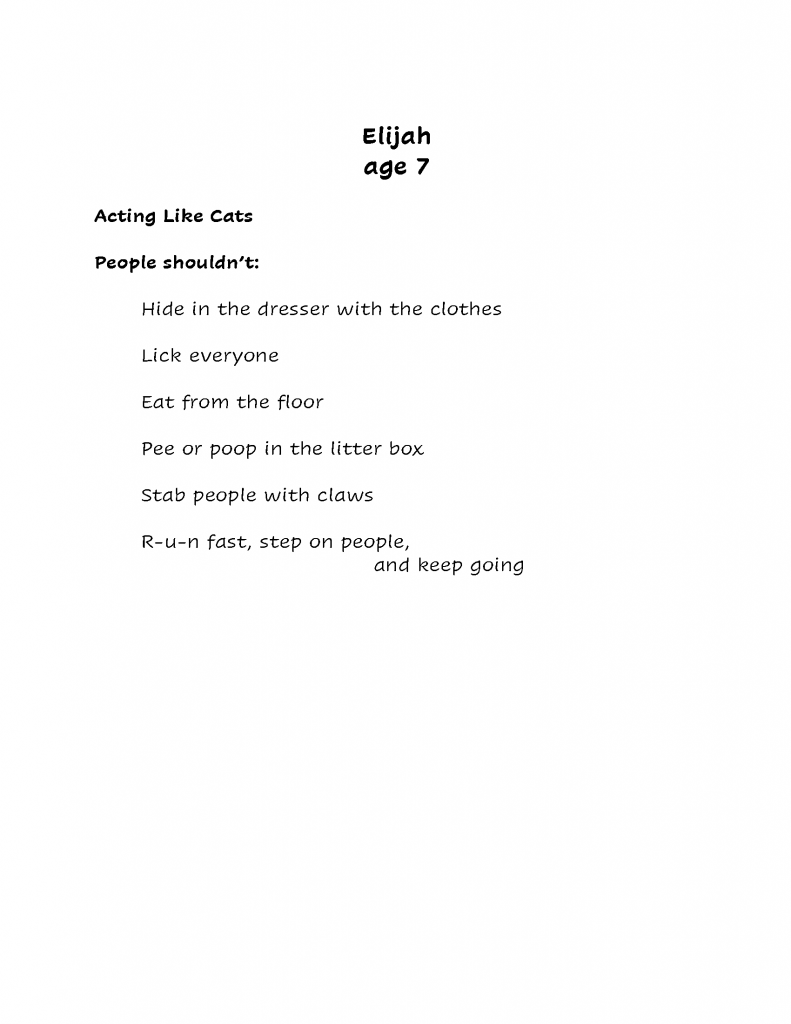 Acting Like Cats, Artwork No. 263