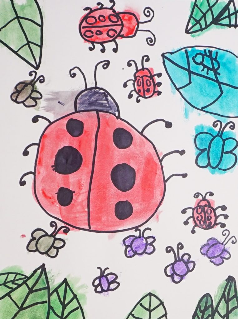 The Ladybug Family, Artwork No. 13