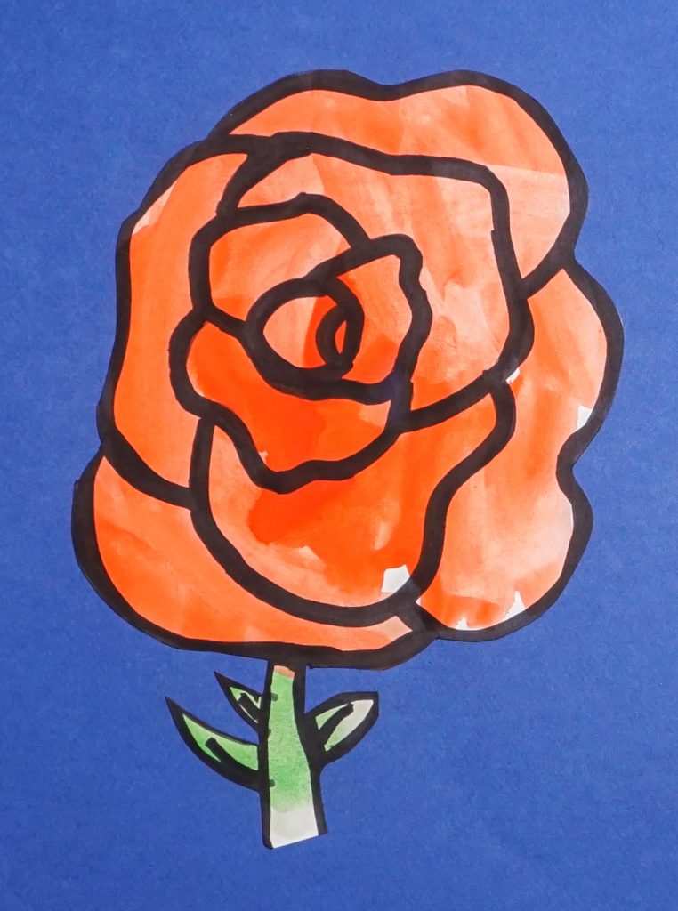 Red Rose, Artwork No. 54