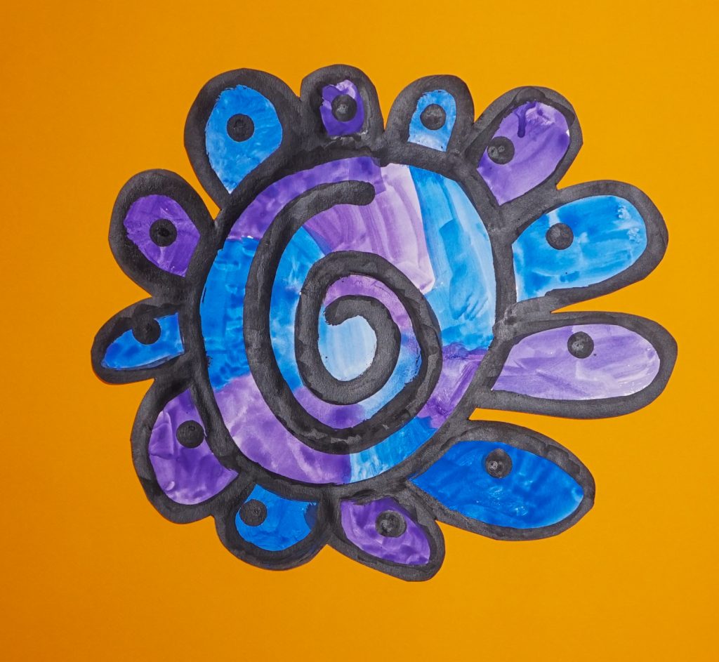 Rainy Day Flower, Artwork No. 55