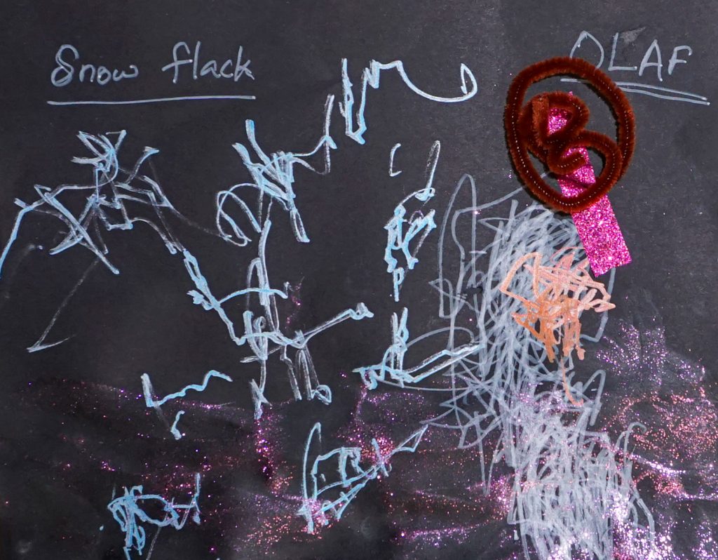 Snowflake and Olaf, Artwork No. 100