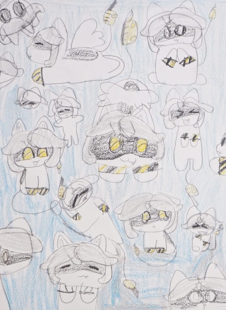 Gato de Murder Drones, Artwork No. 115