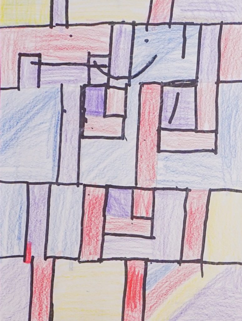 Brick Wall of Colors, Artwork No. 129