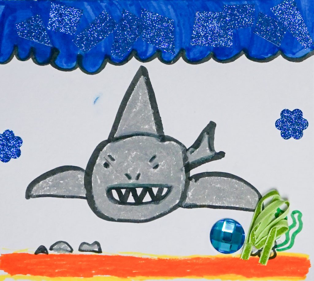 Tiburon Enojado, Artwork No. 153