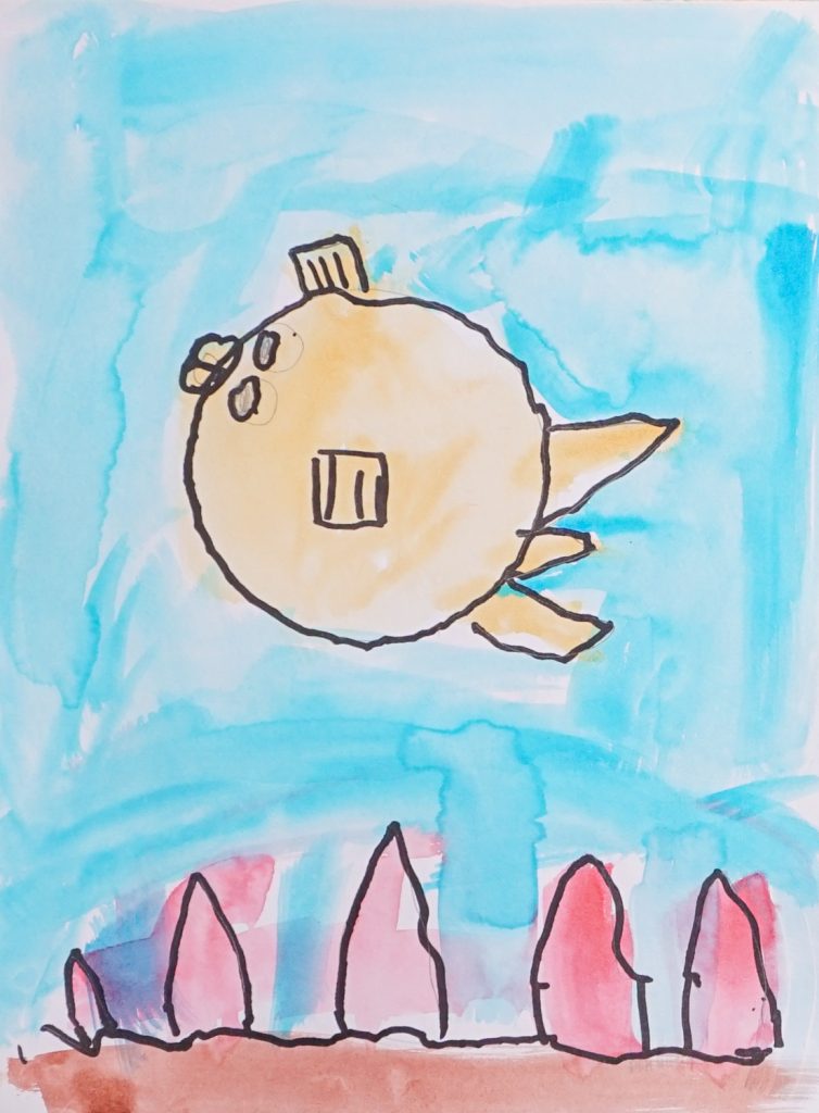 Puffer Fish, Artwork No. 167