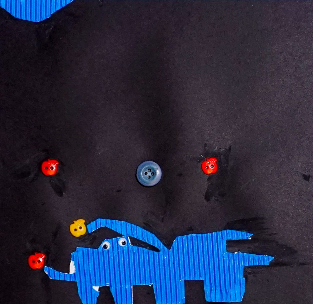 T-Rex Eats Apples, Artwork No. 201