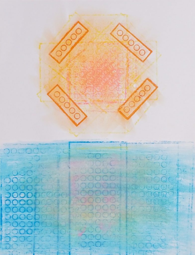 Sunrise on the Beach, Artwork No. 239