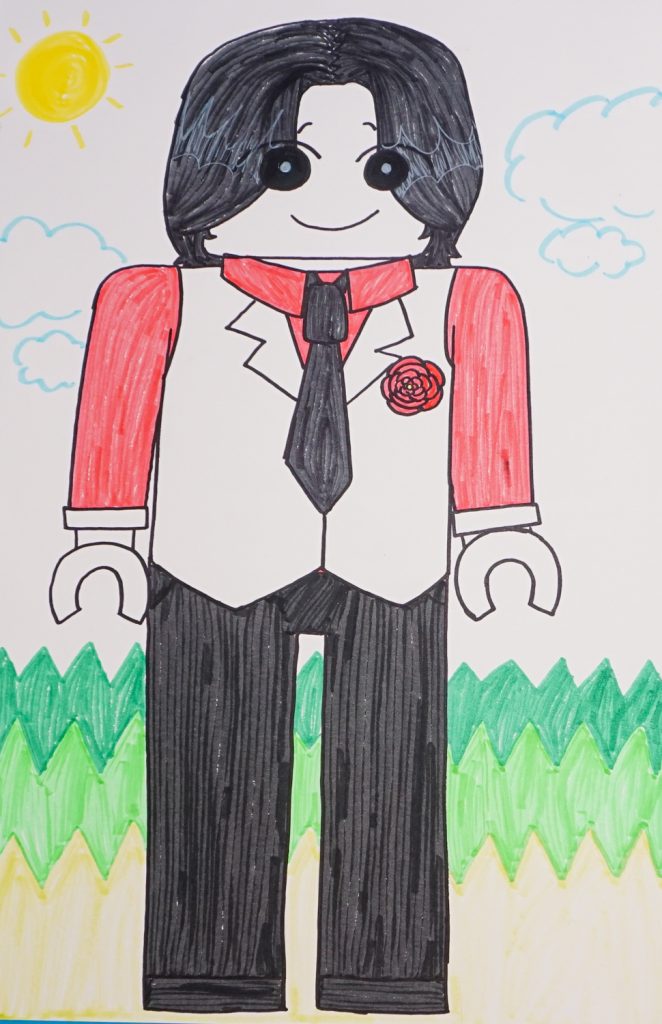 Lego Rose, Artwork No. 242