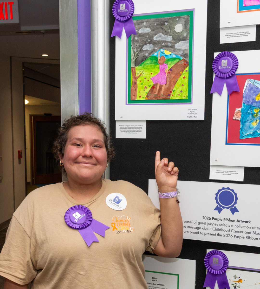 Jamie and her award winning art